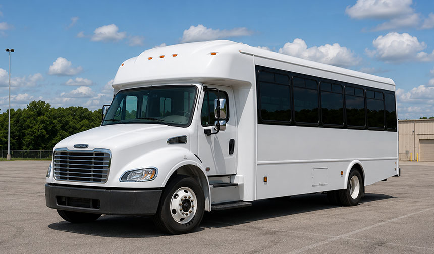 25-passenger minibus available for charter in Springfield, IL